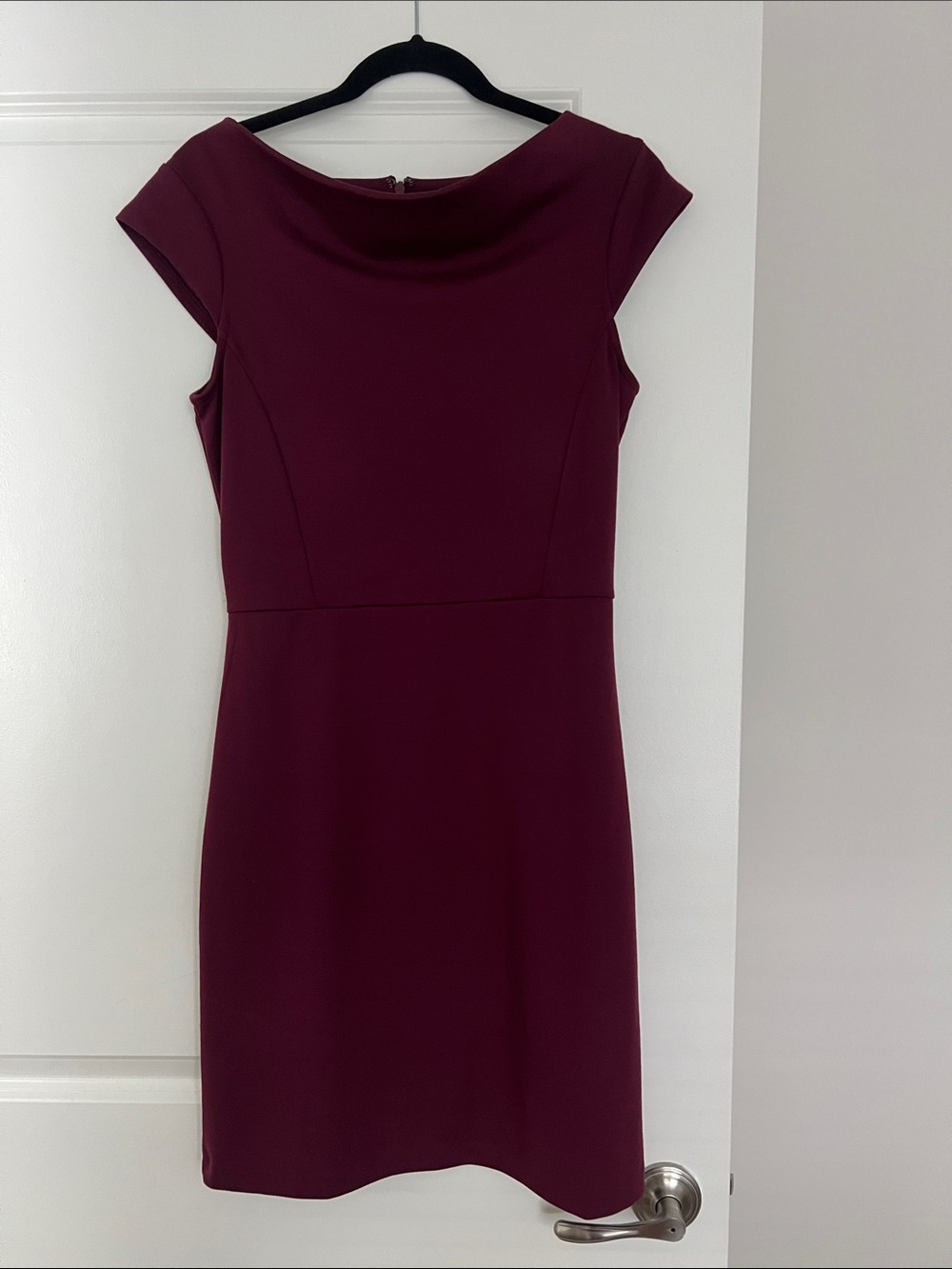 Banana Republic Wine Midi Sheath Dress